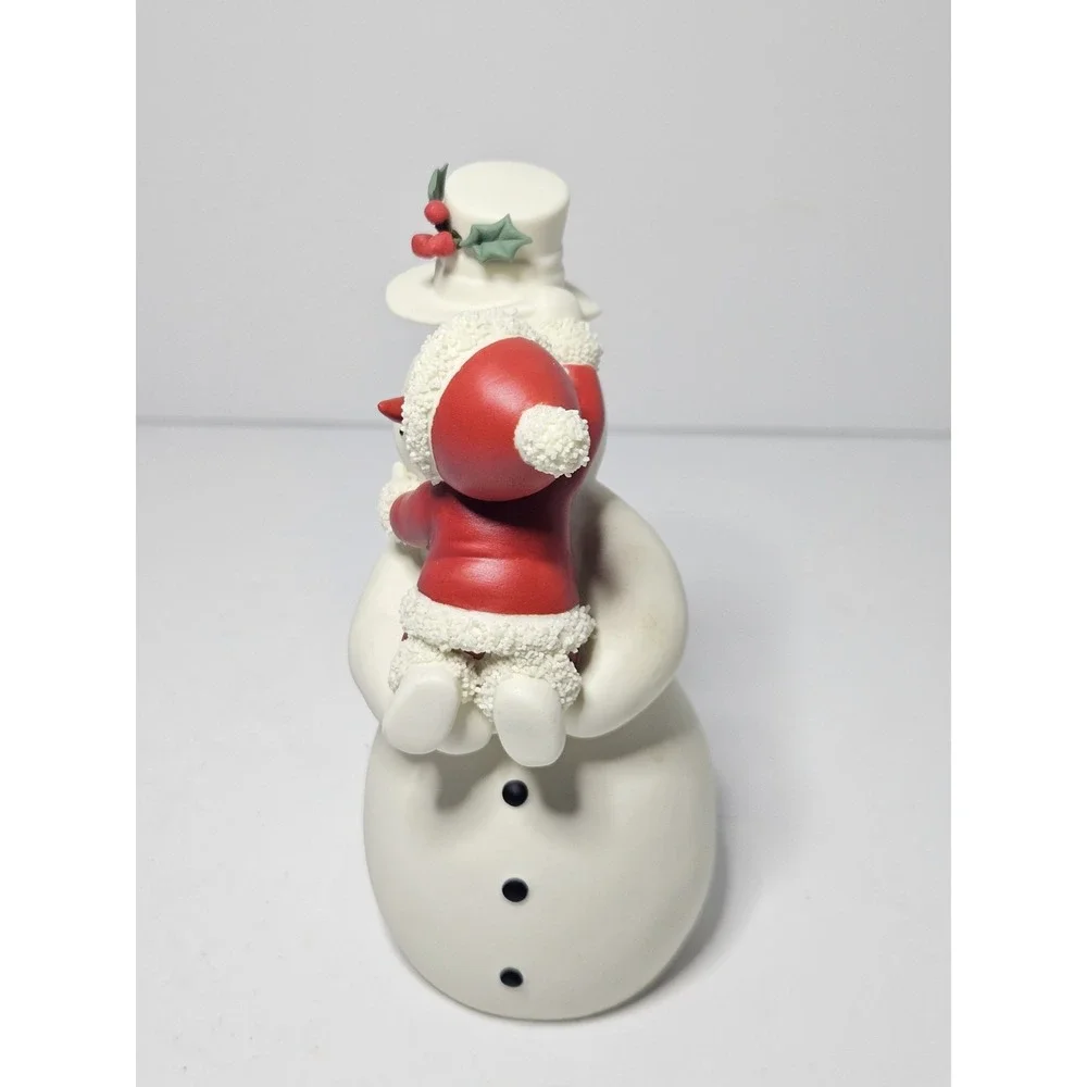 Vintage Dept 56 Babies on the Farm Dressing Up For The Holidays Snowman Figurine - Picture 5 of 7